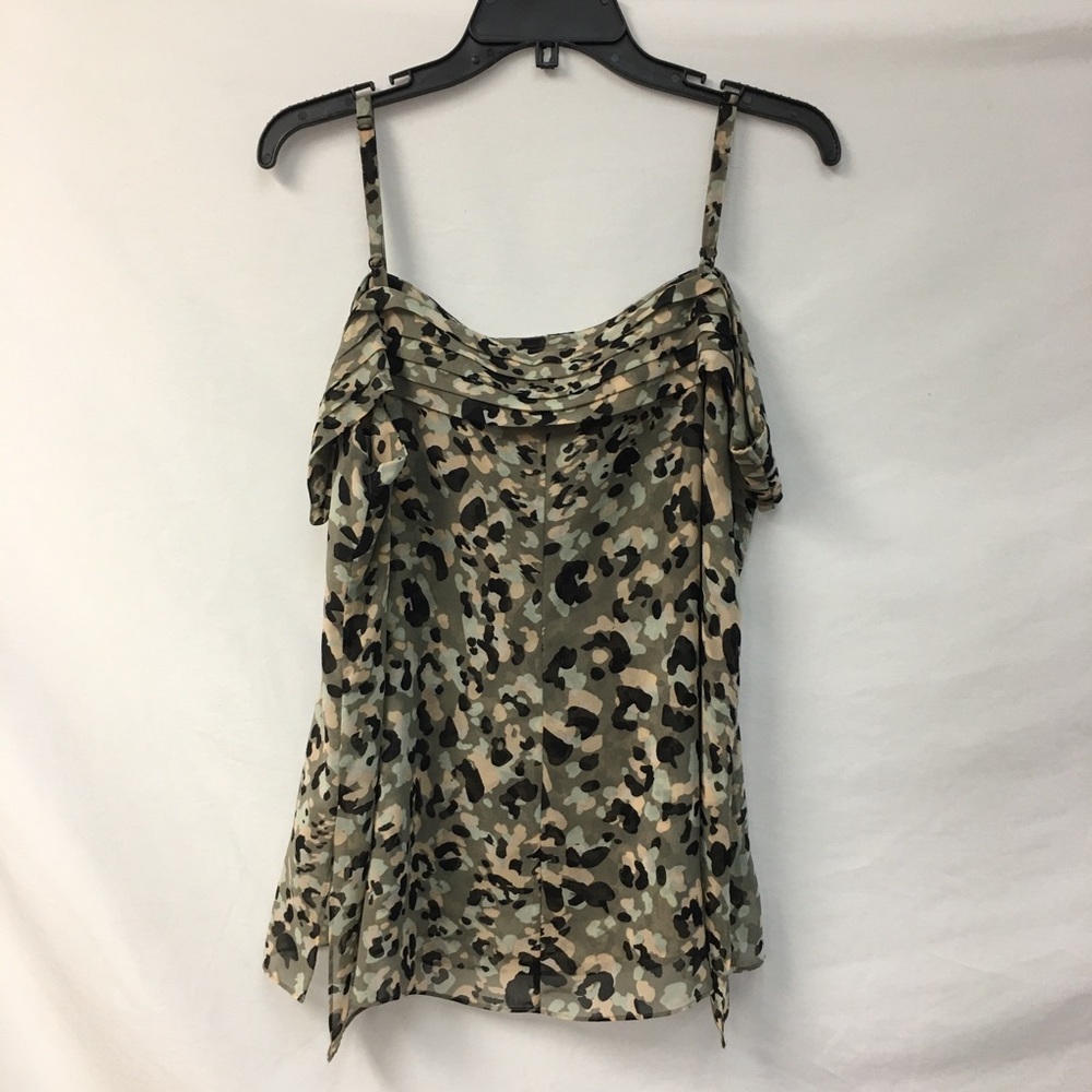 CAbi green print top size large - Picture 8 of 9